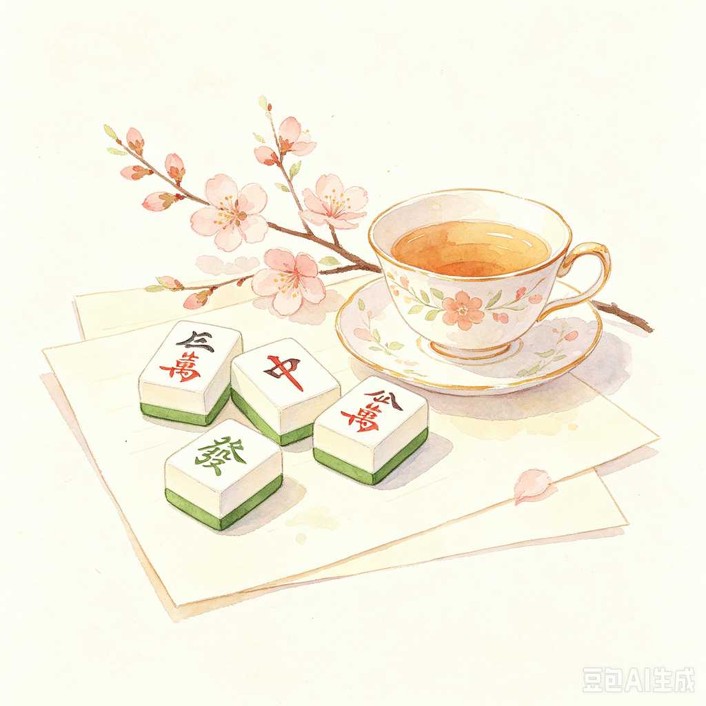 mahjong tile pushers set