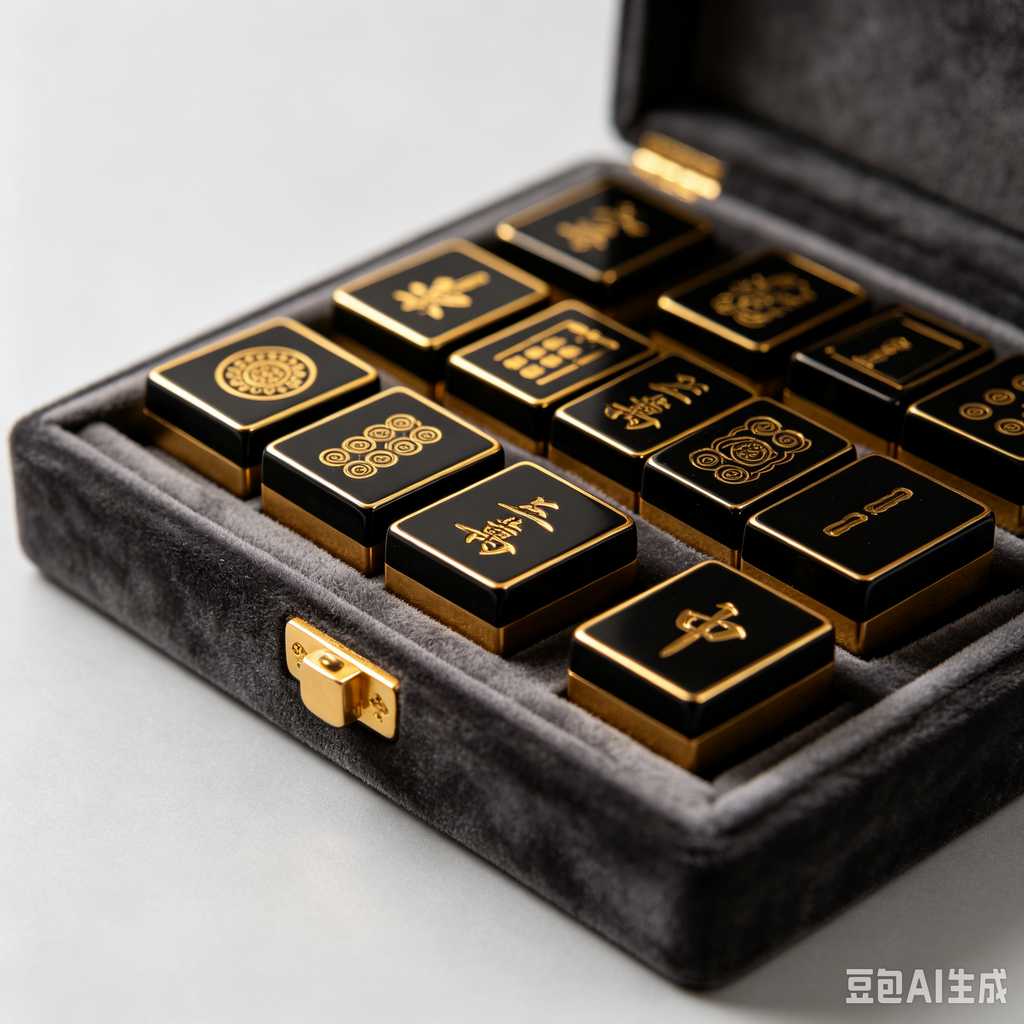 saturated color mahjong set print